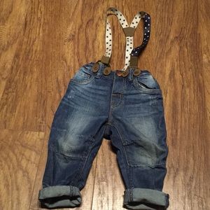 Jeans with Suspenders